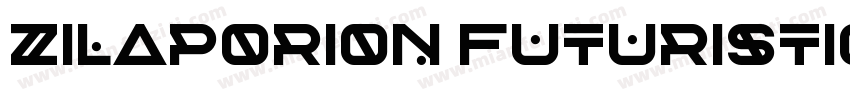 ZilapOrion Futuristic字体转换